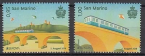 San Marino.2018 EUROPA CEPT.Bridges.2 st.MNH - Picture 1 of 1
