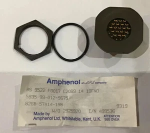 Amphenol Circular Mil Spec Connector BS 9522 F0017 C2099 14. Qty.2 - Picture 1 of 2