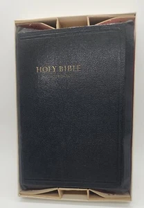 Vintage 1962 KJV Holy Bible w/ Concordance Self-Pronouncing + Maps of Jerusalem - Picture 1 of 8