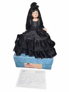 Madame Alexander Doll SCARLETT O’HARA black Mourning 10 Inches Tall In box - Picture 1 of 24