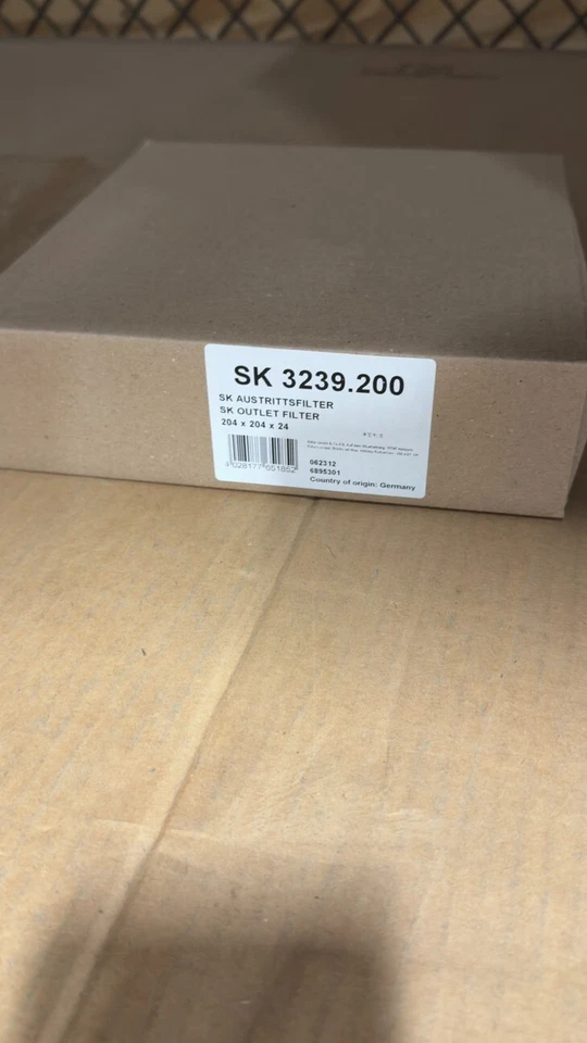 Rittal SK 3239.200 / SK3239200 Air Outlet Filter 8" x 8" Type 12