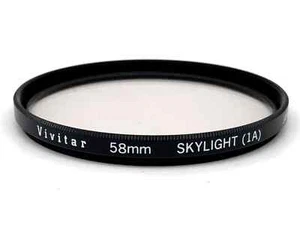 Vivitar Skylight (1A) Filter 58mm Circular Filter Thread M58 - Picture 1 of 1