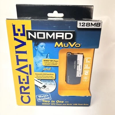 Creative Nomad MuVo 128 MB MP3 Player And MUvo USB Flash Drive  Brand New Foto 1 de 4
