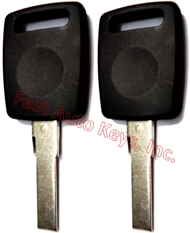 2 (PAIR) NEW Transponder Chipped Keys For Audi TT QUATRO S8 S4 A8 A6 A4 S6  - Image 1 of 1