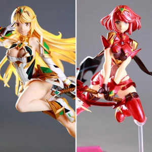Xenoblade 2 Figure Mythra Pyra Scala 1/7 PVC Modellino Figure Combattimento Unisexgift - Foto 1 di 20