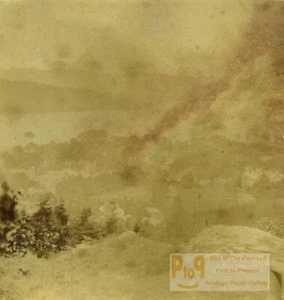 Vereinigtes Königreich Lake Windermere altes Half-Stereo Foto 1865 - Bild 1 von 3