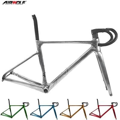 Airwolf Carbon Rennrad Rahmen T1100 Lightweight Climbing 700x38c Fahrrad Crystal - Bild 1 von 4
