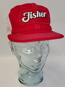 Vintage Fisher Nuts Mesh Trucker Mütze Kappe von K Products Made in USA - Bild 1 von 10