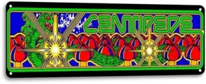 Centipede klassisches Arcade-Zelt Spielzimmer Garage Shop Wanddekor Metallblechschild - Bild 1 von 4