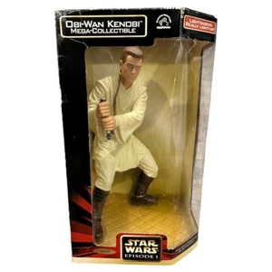 Obi-wan Kenobi STAR WARS Mega-Collectible 12" w/light up light saber & COA NEW - Picture 1 of 7
