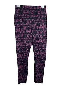 CRZ Yoga Sports Womens Tie Dye Floral Leggings Small 4/6 Stretch High Waist New - Picture 1 of 9
