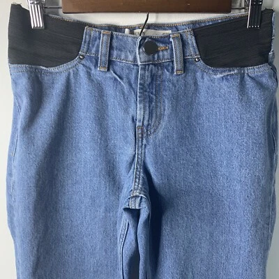 Jean de maternidad Asos Design talla 2 cintura elástica recta Foto 1 de 4