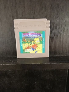 Bart Simpson's Escape from Camp Deadly - Nintendo Game Boy - 1993 - Japan Import - Picture 1 of 2