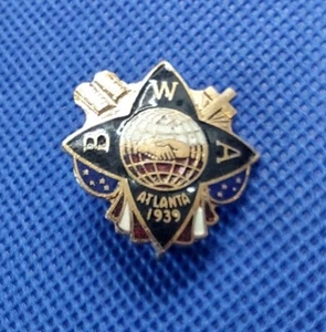 Vintage Pin Brooch Lapel BWA Baptist World Alliance Atlanta Enameled 1939 - Picture 1 of 7