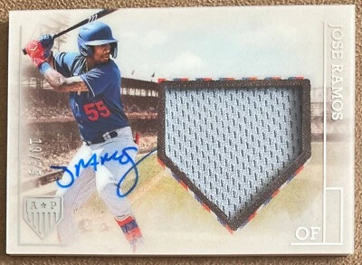 Jose Ramos 2023 Chronicles America's Pastime Auto Jersey #PMSJR /75 RC Dodgers - Image 1 of 2
