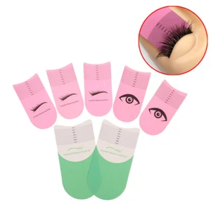10Pcs Eyebrow Stencils Ruler For Measure Eyelashes Length Curling Degree RulSE - Picture 1 of 15