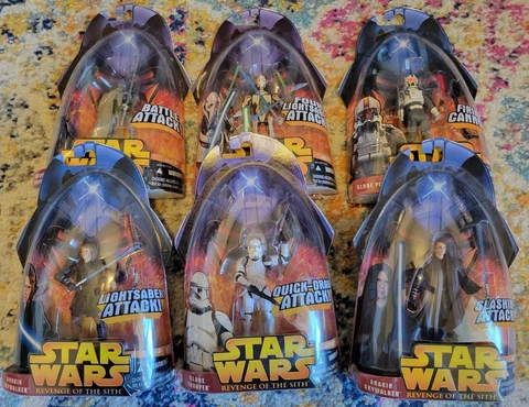 Star Wars Revenge of the Sith Action Figures / You Pick / New On Card / Unopened Cover