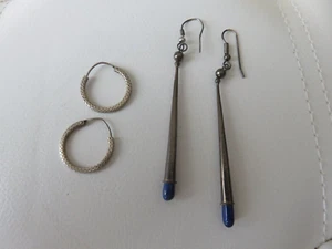 Orecchini in argento 925 - Lotto di 4 Articoli - Foto 1 di 12