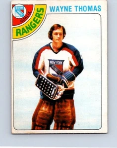 VINTAGE HOCKEY CARD O-PEE-CHEE 1978 NEW YORK RANGERS WAYNE THOMAS NO457 - Picture 1 of 2