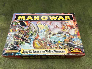 WFB Warhammer Man O War Fantasy Battles Boxed Game Box Games Workshop GW OOP - Picture 1 of 16