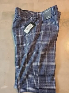 Size 30x30 Mens Murano Evan  Slim Fit Pants (Plaid) - Picture 1 of 2