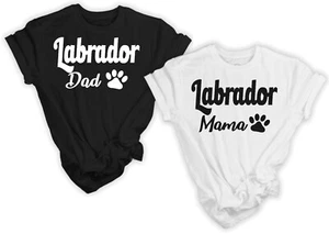 Mamá o Papá Labrador Camiseta Labrador Dueño Regalo para Perro Amante Idea Presente - Imagen 1 de 5