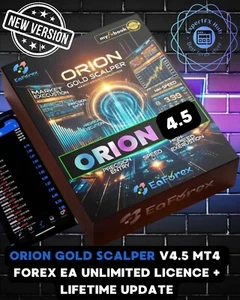 Orion Gold XAUUSD Scalper Forex MT4 Metatrader Robot EA LATEST VERSION 4.5! - Picture 1 of 13