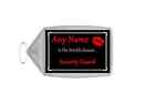 Security Guard Personalised World's Sexiest Keyring