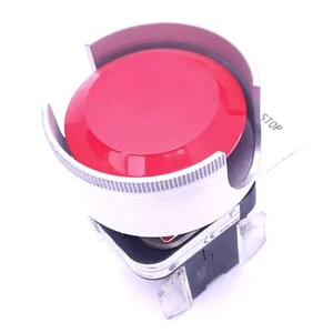 Allen Bradley 800T-FXA5 Druck/Zug E-Stop Schalter mit Schutz, 30 mm, 2NCLB 600VAC 10A - Bild 1 von 6