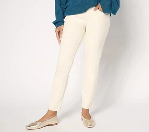 Belle by Kim Gravel Sz 14 Petite Flexibelle Belle Curve Slim-Leg Jeans A460168 - Picture 1 of 1