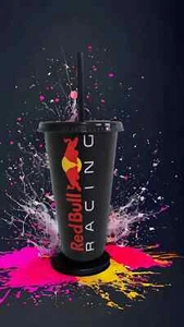Redbull F1 Cold Cup with Straw, F1 Racing - Picture 1 of 3