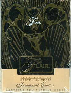 1994 FLEER FLAIR MARVEL UNIVERSE INAUGURAL SEALED PACK WOLVERINE (TEN CARDS) - Picture 1 of 2