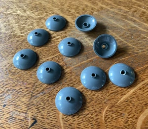 LEGO DARK BLUISH GRAY DISH 3x3 Inverted Radar (10 pieces) #43898 Parts Bricks - Picture 1 of 2