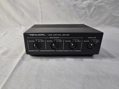 Radio Shack Realistic 42-2115 Stereo Tape Control Center. 3 Decks. - Image 1 of 4