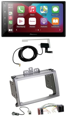 Pioneer USB Bluetooth DAB MP3 2DIN Autoradio für Hyundai i20 2009-2012 silber - Bild 1 von 4