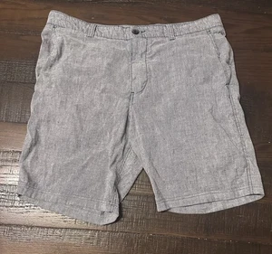 Pantaloncini chino Tommy Bahama blu in lino taglia 35 9" - Foto 1 di 6