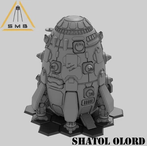Overlord Class Mech Lance Dropship mit Hex Base, Tabletop War Game Terrain (6mm) - Bild 1 von 4