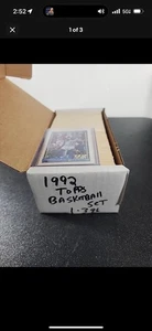 1992-93 Topps Basketball Complete Set (1-396) Shaquille O'Neal Rookie - Bild 1 von 3