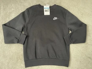 Nike - Sudadera negra unisex para niños (mediana / 137 a 147 cm) nueva con etiquetas PVP £24,95 - Imagen 1 de 14