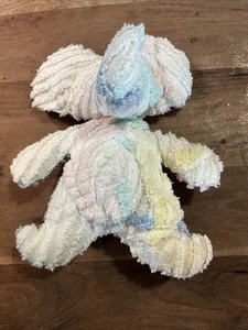 Peluche elefante in ciniglia multicolore marca Blue Moon vintage 1996 10,5" - Foto 1 di 8