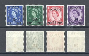 Emiratos Árabes Unidos Emiratos Árabes Unidos Ajman 1952 Gran Bretaña Reina Isabel Raro MNH - Imagen 1 de 1