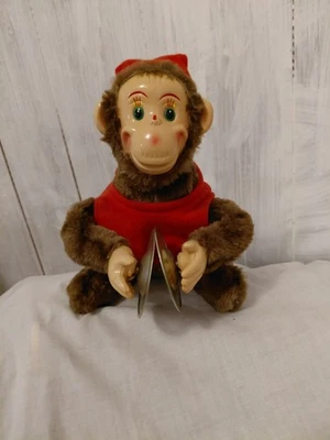 Винтажная музыкальная хлопающая тарелка обезьяна - Изображение 1 из 3