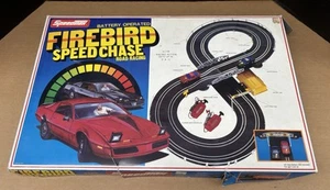 Artin Speedtrax Firebird Speed Chase Road Racing Set No. 10021 Battery Operated - Picture 1 of 7