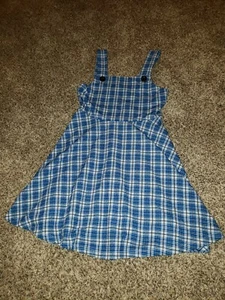 Beautees Blue And White  Dress Girls Size 10 - Picture 1 of 3