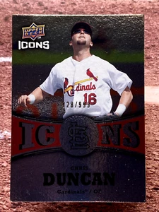 2009 Upper Deck Icons Red /999 Chris Duncan #IC-CD - Bild 1 von 2