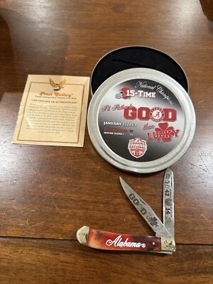 Campeonato Nacional de Fútbol 2013 - Navaja de Bolsillo Alabama Crimson Tide #15 Foto 1 de 4