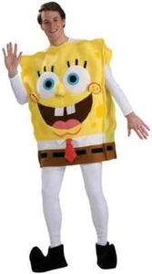 SpongeBob Squarepants Movie Nick Fancy Dress Up Halloween Deluxe Adult Costume - Picture 1 of 2