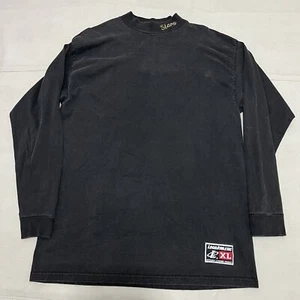 VTG Dallas Stars Men Black Logo Athletic 7 Dallas Stars Mock Neck Shirt-XL-5403 - Picture 1 of 12