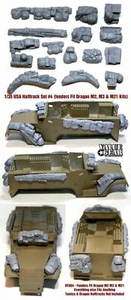1/35 scale resin model USA Halftrack stowage Set #4 (For Dragon M2 M3 + M21 - Picture 1 of 8