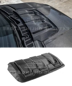 Carbon Fiber Front Hood Vent Cover For 21-Up Ford F-150 Raptor Factory Style New - Picture 1 of 21